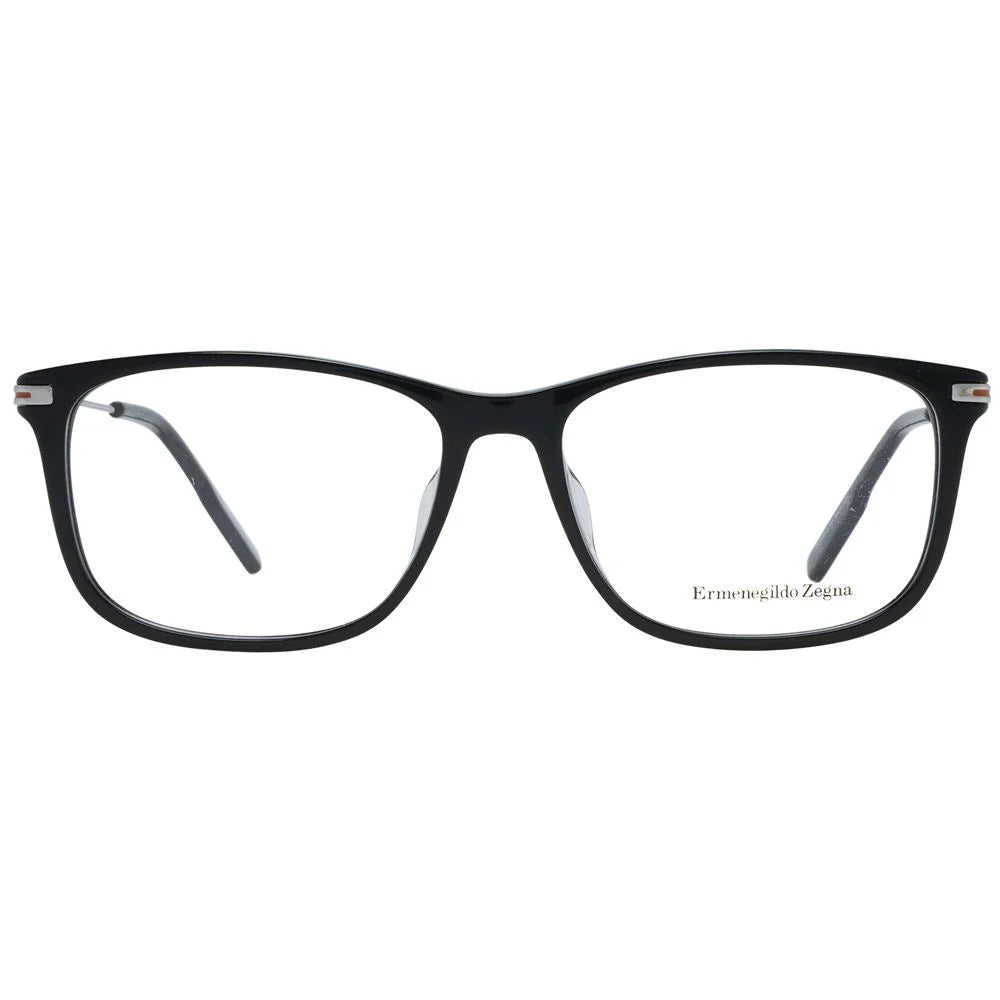 Ermenegildo Zegna Black Men Glasses Frame - Eyeglasses