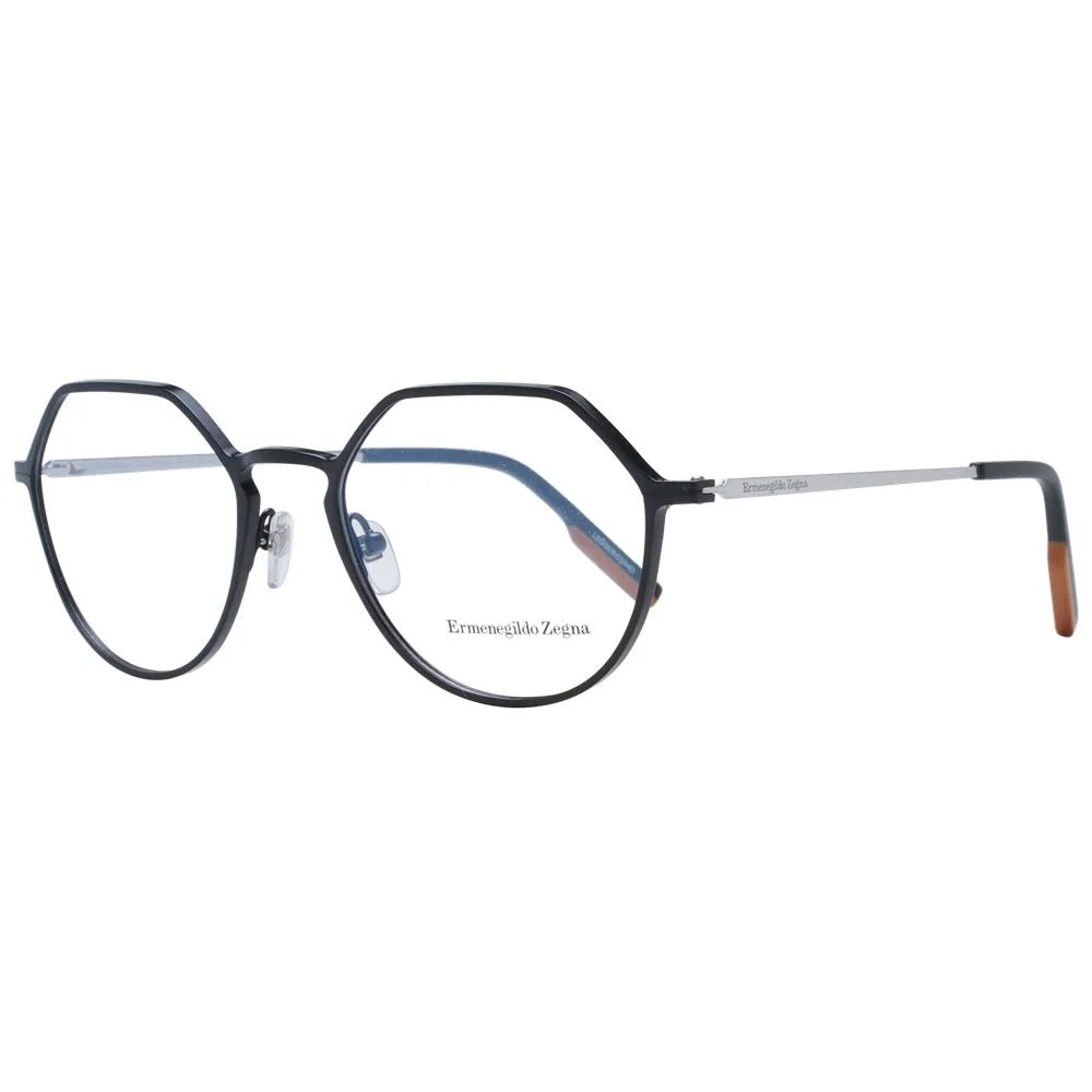 Ermenegildo Zegna Black Men Glasses Frame - Eyeglasses