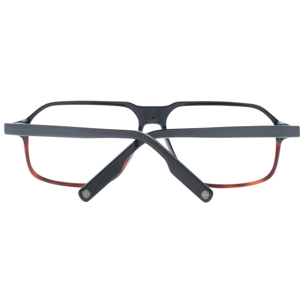 Ermenegildo Zegna Black Men Glasses Frame - Eyeglasses