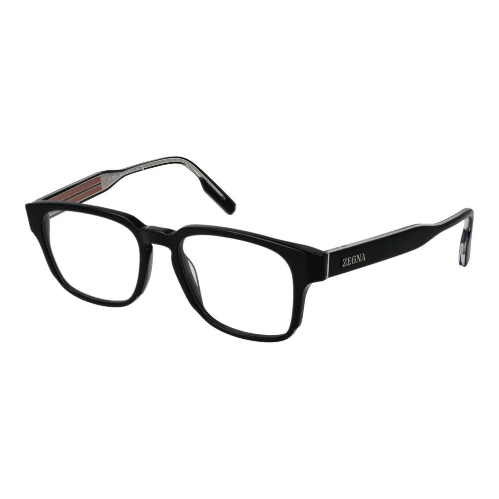 Ermenegildo Zegna Black Men Glasses Frame - Eyeglasses