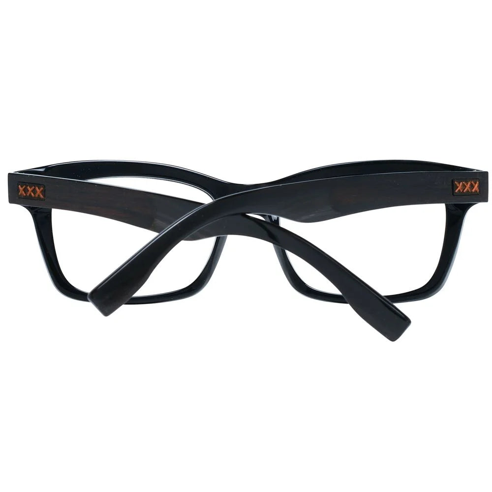 Ermenegildo Zegna Black Men Glasses Frame - Eyeglasses
