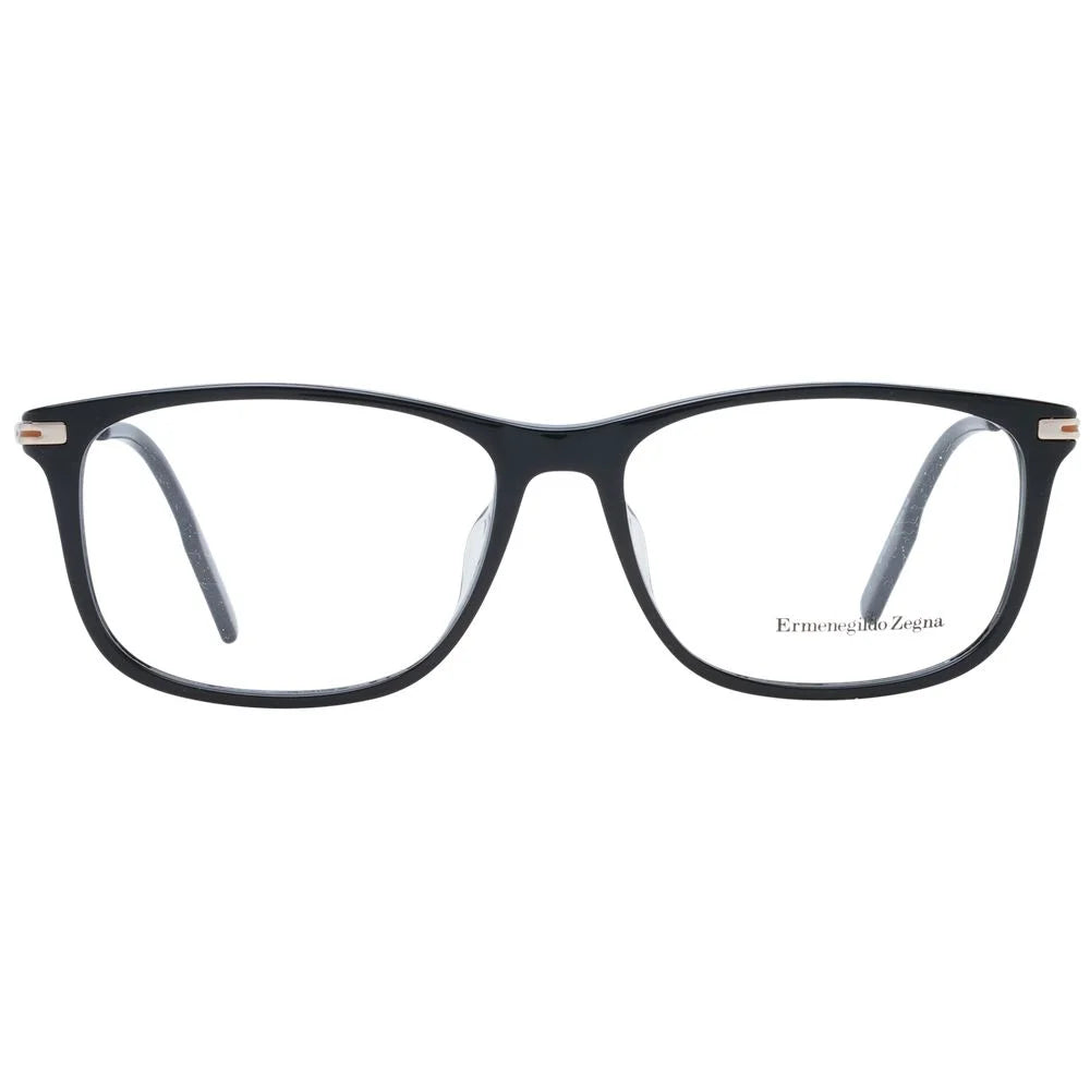 Ermenegildo Zegna Black Men Glasses Frame - Eyeglasses