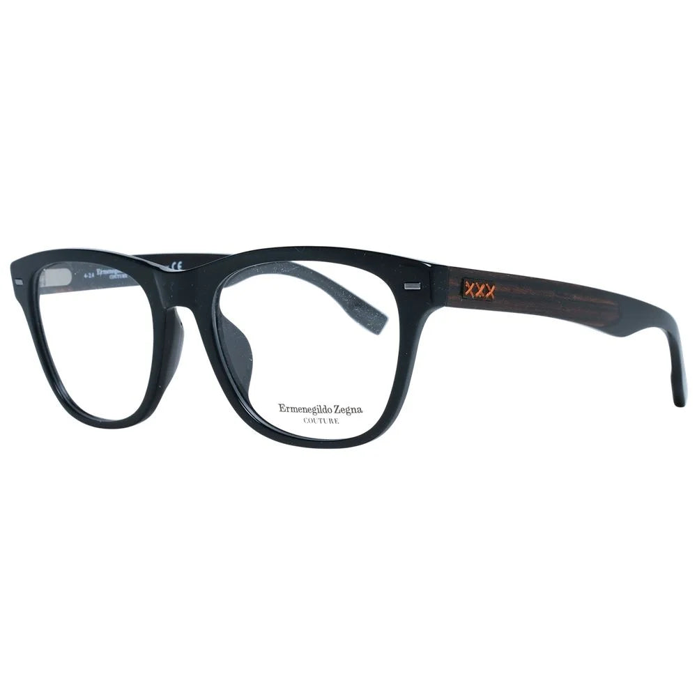 Ermenegildo Zegna Black Men Glasses Frame - Eyeglasses