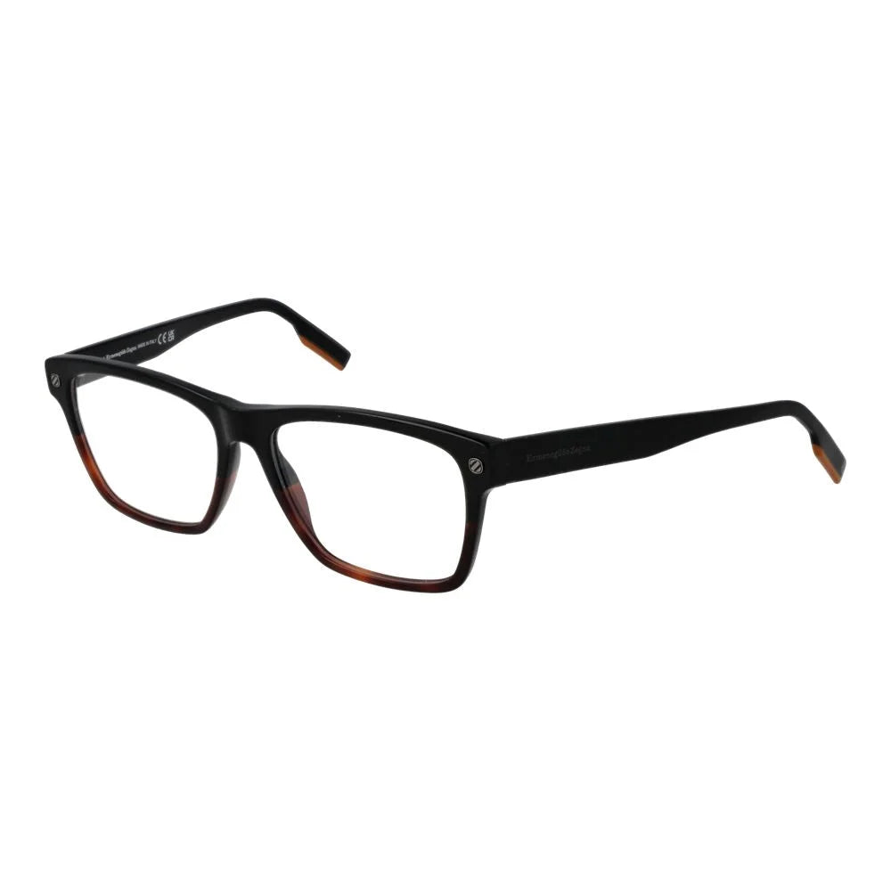 Ermenegildo Zegna Black Men Glasses Frame - Eyeglasses