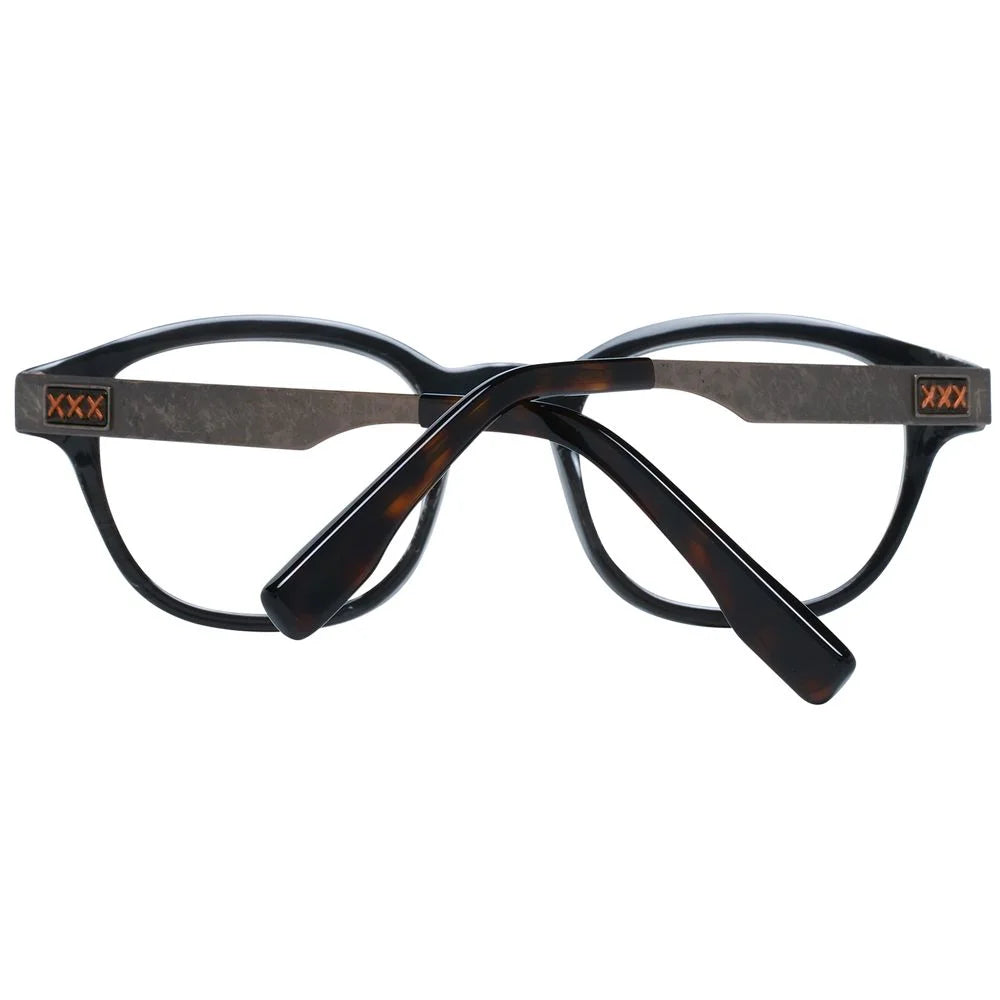 Ermenegildo Zegna Black Men Glasses Frame - Eyeglasses
