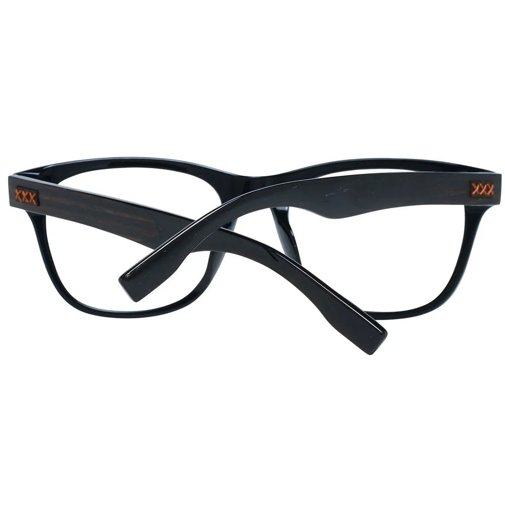 Ermenegildo Zegna Black Men Glasses Frame - Eyeglasses