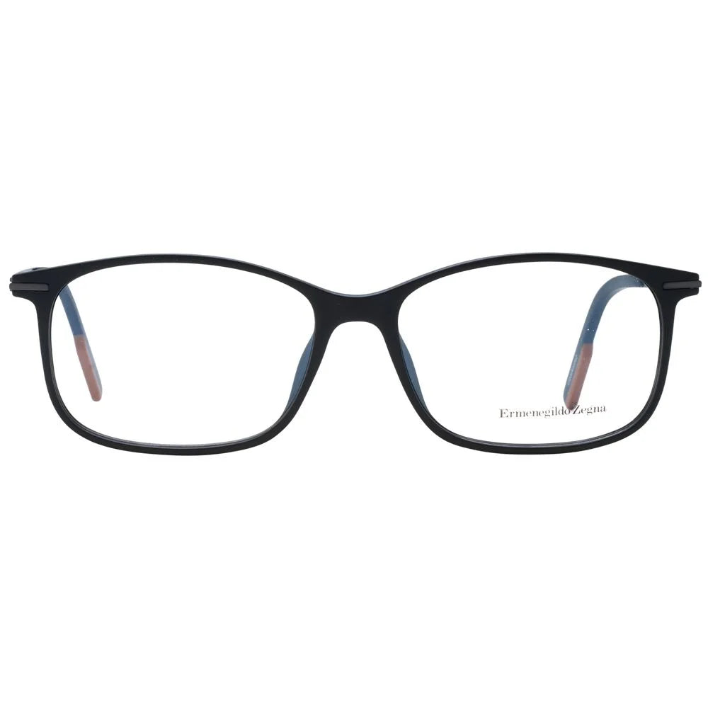 Ermenegildo Zegna Black Men Glasses Frame - Eyeglasses