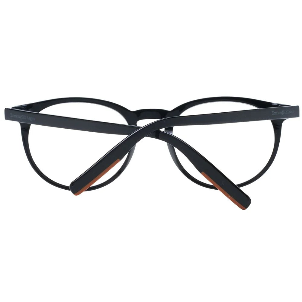 Ermenegildo Zegna Black Men Glasses Frame - Eyeglasses