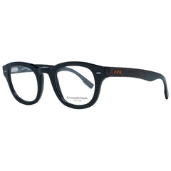Ermenegildo Zegna Black Men Glasses Frame - Eyeglasses