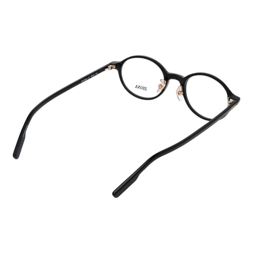 Ermenegildo Zegna Black Men Glasses Frame - Eyeglasses