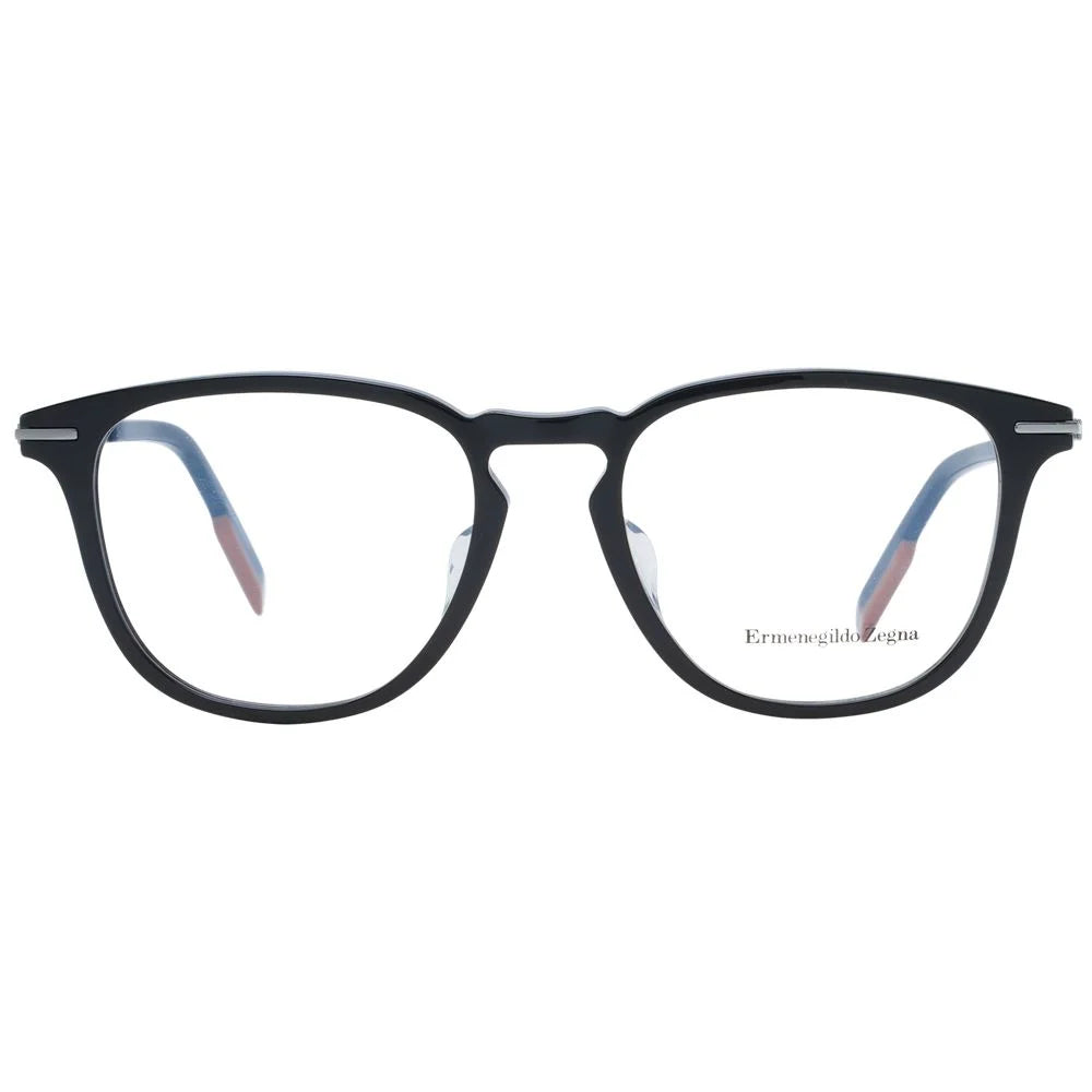 Ermenegildo Zegna Black Men Glasses Frame - Eyeglasses