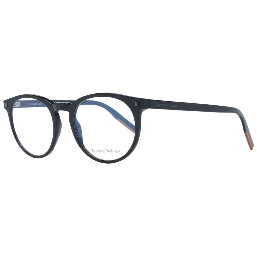 Ermenegildo Zegna Black Men Glasses Frame - Eyeglasses