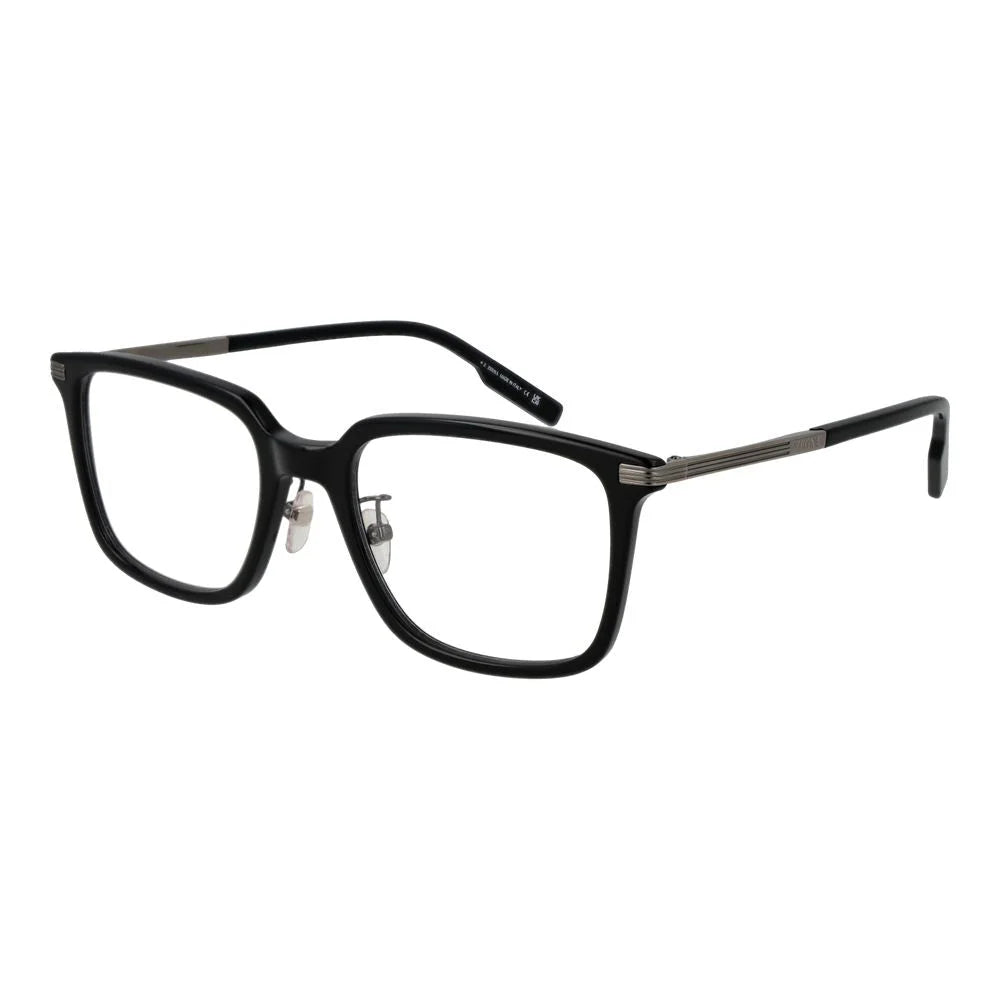 Ermenegildo Zegna Black Men Glasses Frame - Eyeglasses