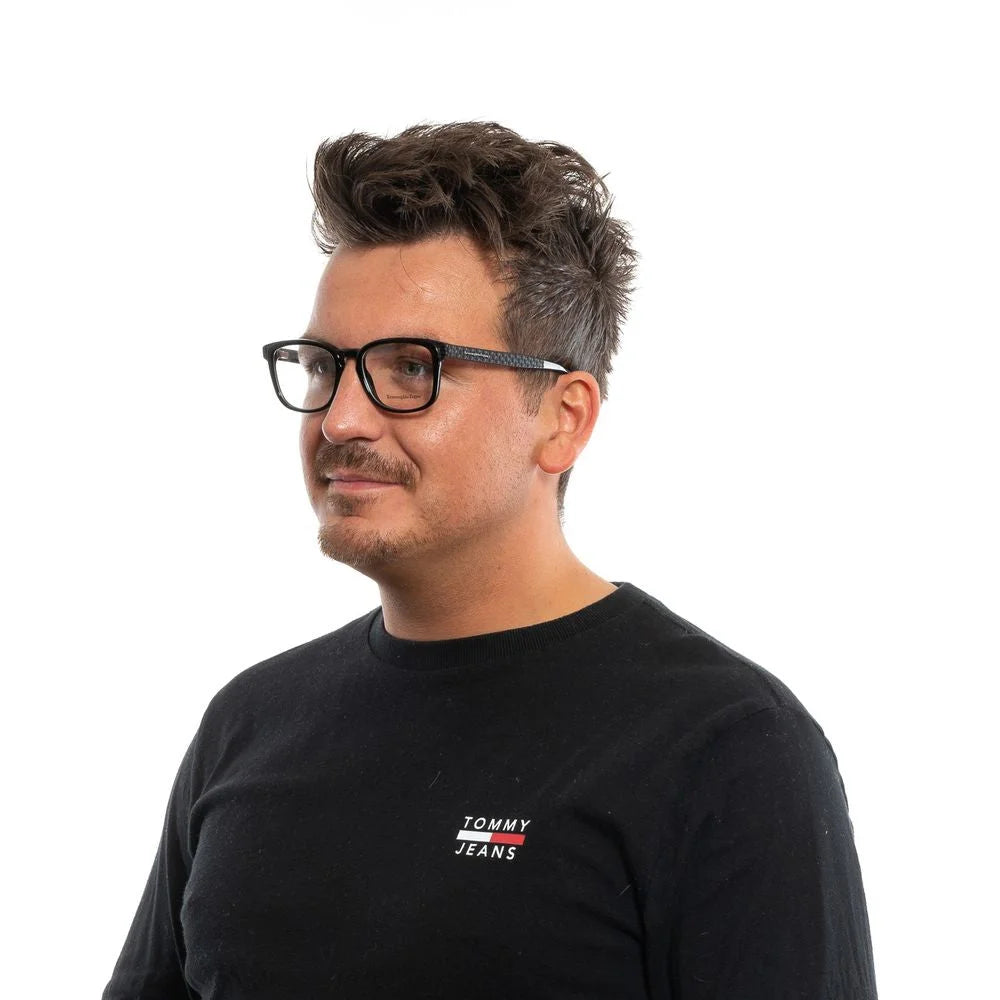 Ermenegildo Zegna Black Men Glasses Frame - Eyeglasses