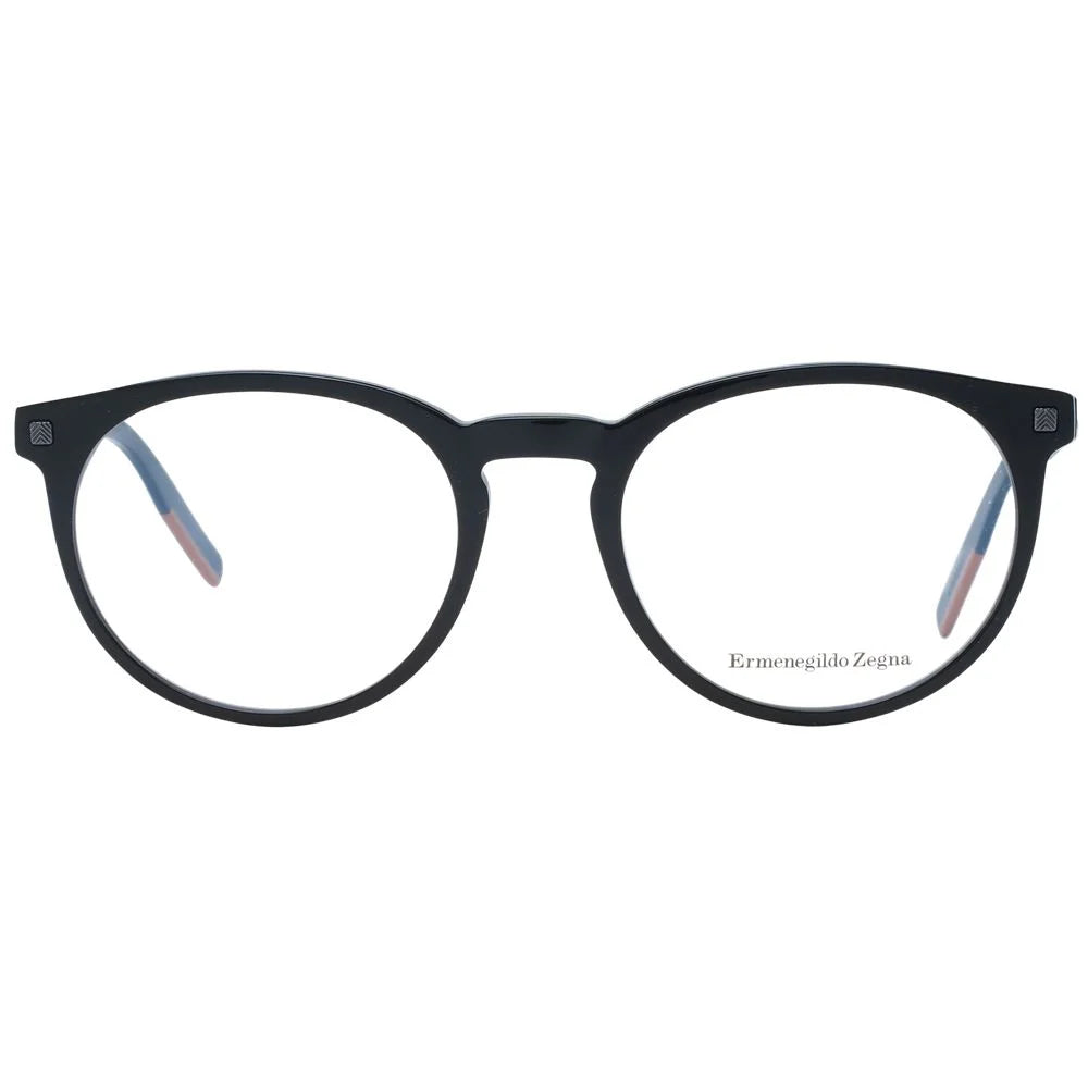 Ermenegildo Zegna Black Men Glasses Frame - Eyeglasses