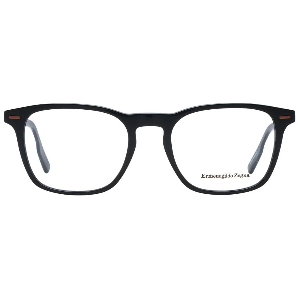 Ermenegildo Zegna Black Men Glasses Frame - Eyeglasses