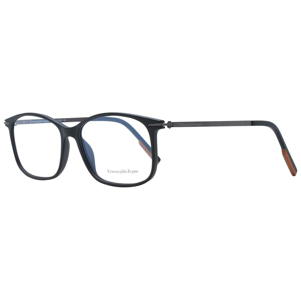 Ermenegildo Zegna Black Men Glasses Frame - Eyeglasses