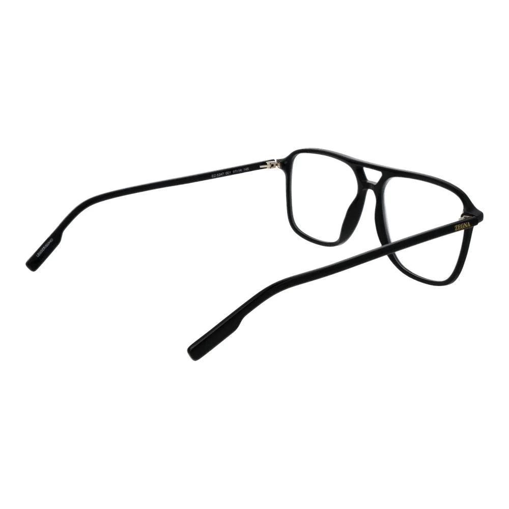 Ermenegildo Zegna Black Men Glasses Frame - Eyeglasses