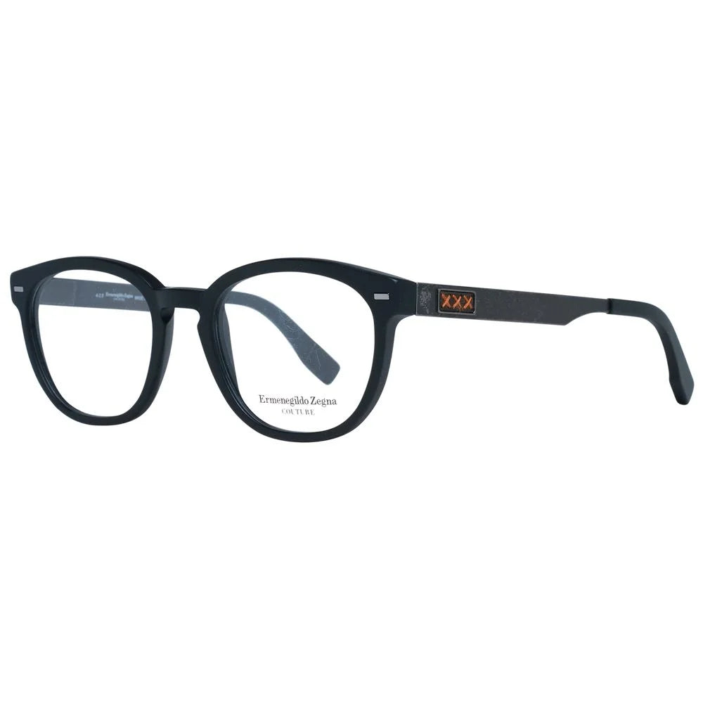 Ermenegildo Zegna Black Men Glasses Frame - Eyeglasses