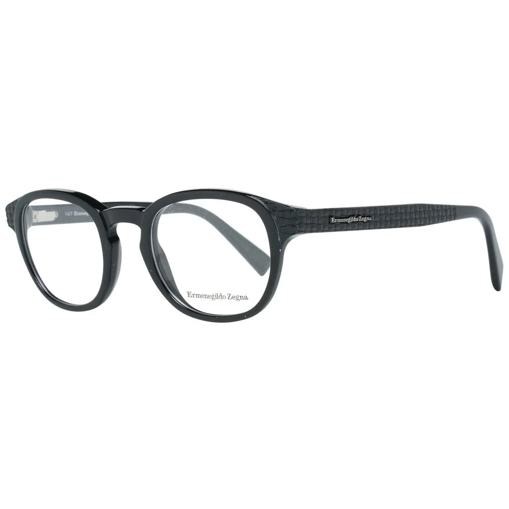 Ermenegildo Zegna Black Men Glasses Frame - Eyeglasses