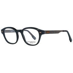 Ermenegildo Zegna Black Men Glasses Frame - Eyeglasses