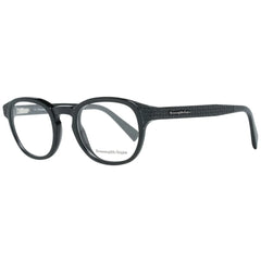 Ermenegildo Zegna Black Men Glasses Frame - Eyeglasses