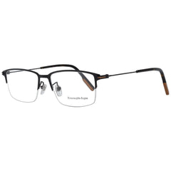 Ermenegildo Zegna Black Men Glasses Frame - Eyeglasses