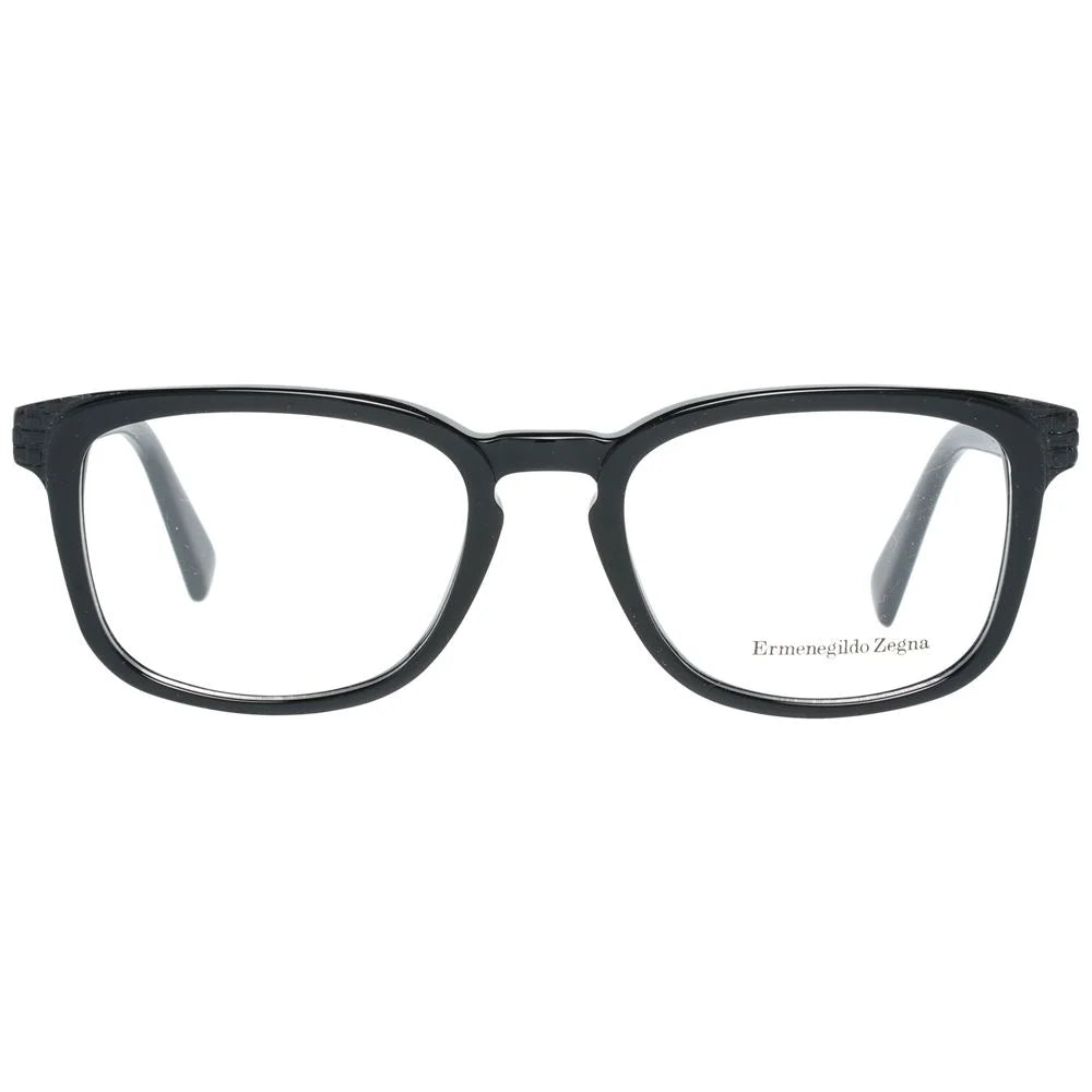 Ermenegildo Zegna Black Men Glasses Frame - Eyeglasses