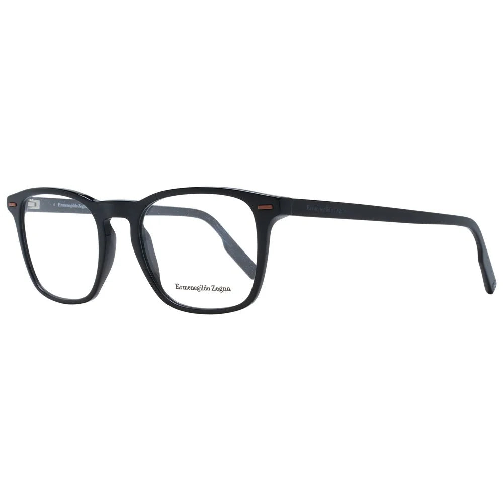 Ermenegildo Zegna Black Men Glasses Frame - Eyeglasses