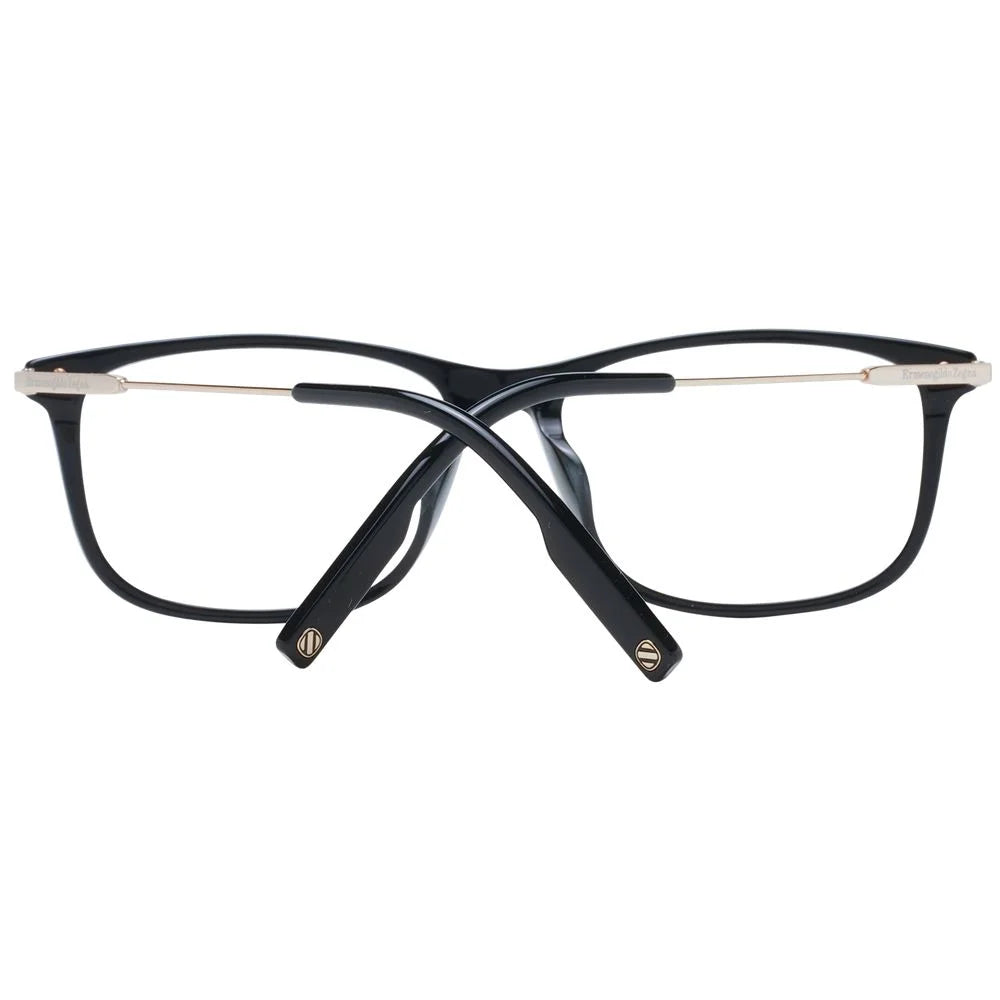 Ermenegildo Zegna Black Men Glasses Frame - Eyeglasses