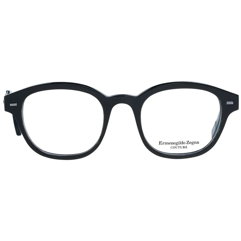 Ermenegildo Zegna Black Men Glasses Frame - Eyeglasses