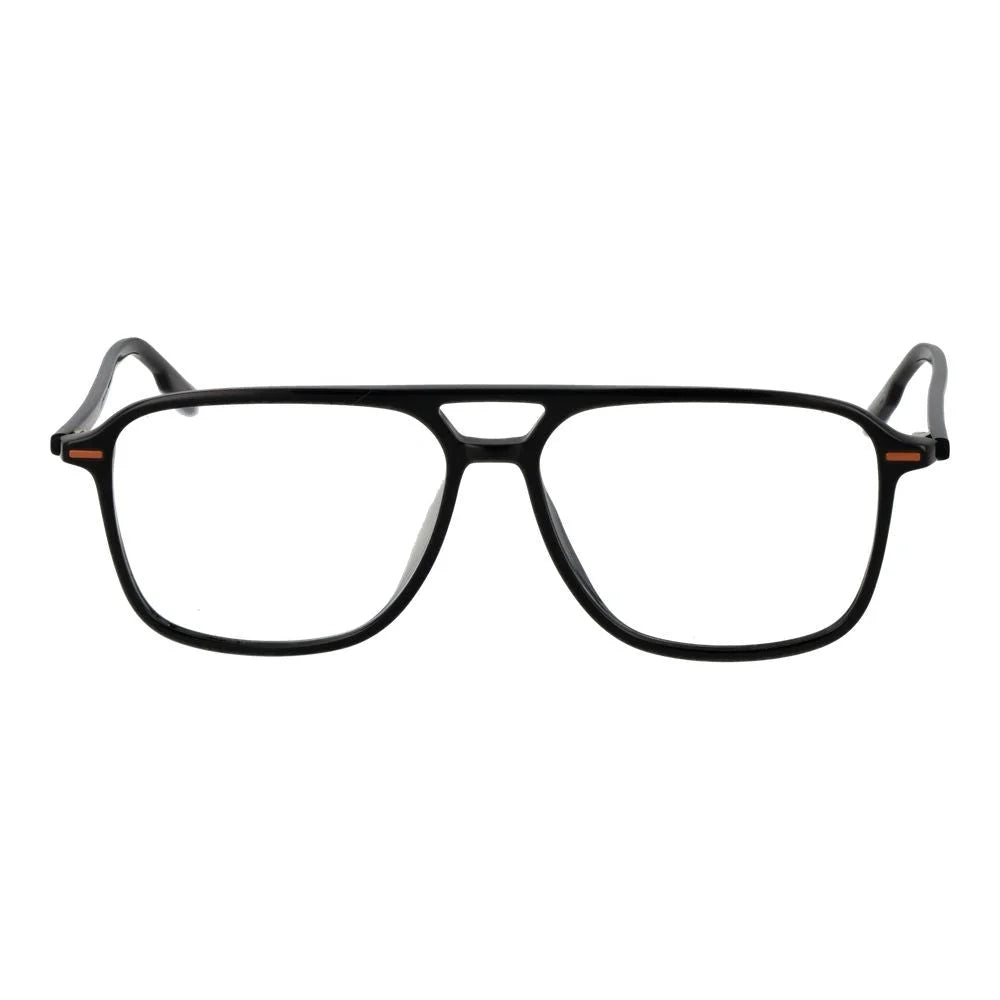 Ermenegildo Zegna Black Men Glasses Frame - Eyeglasses