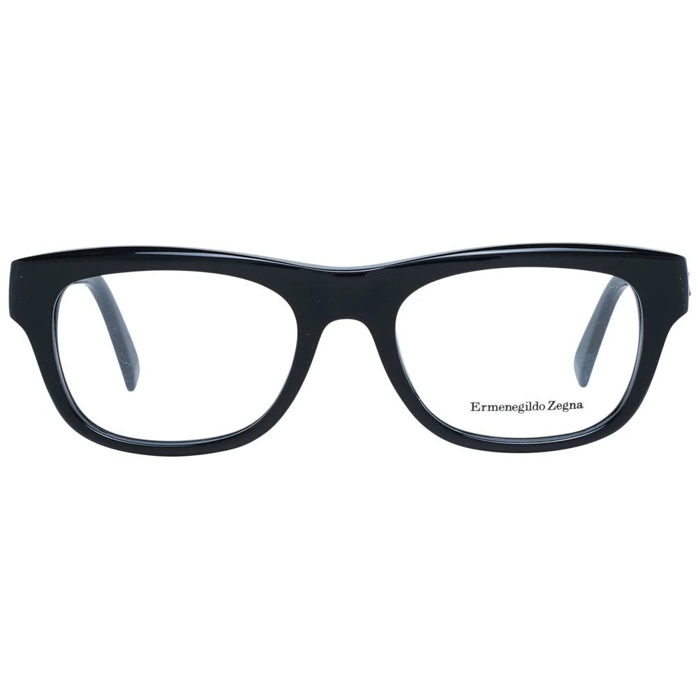 Ermenegildo Zegna Black Men Glasses Frame - Eyeglasses