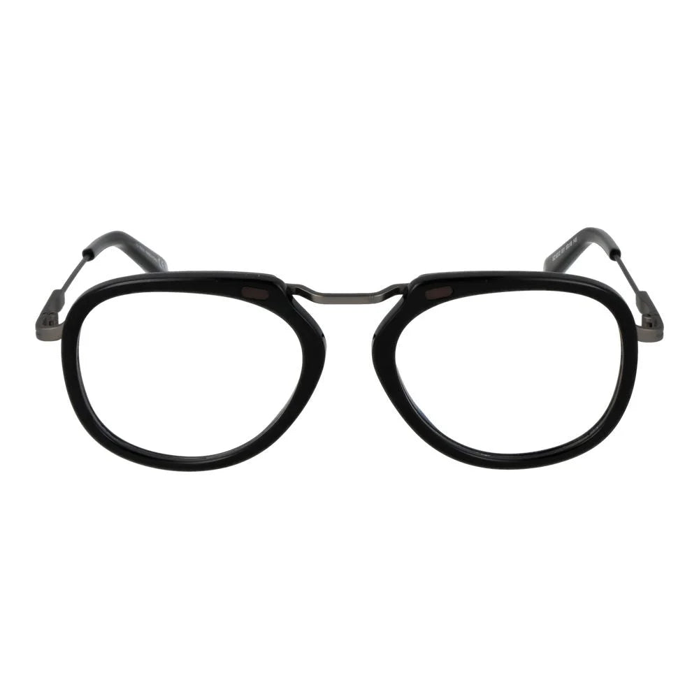 Ermenegildo Zegna Black Men Glasses Frame - Eyeglasses