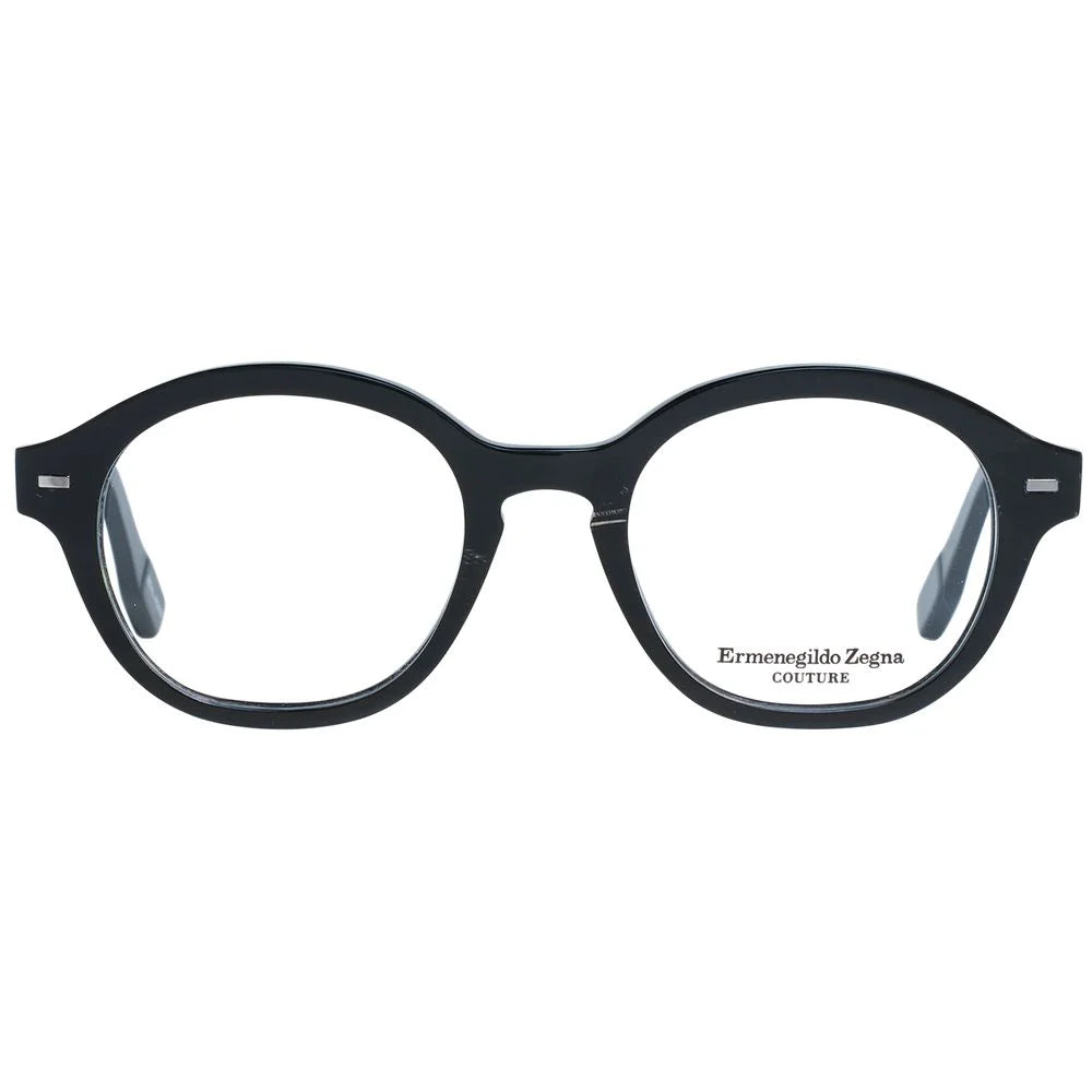 Ermenegildo Zegna Black Men Glasses Frame - Eyeglasses