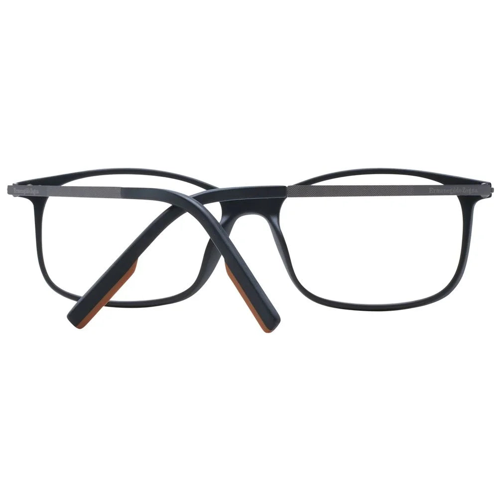 Ermenegildo Zegna Black Men Glasses Frame - Eyeglasses