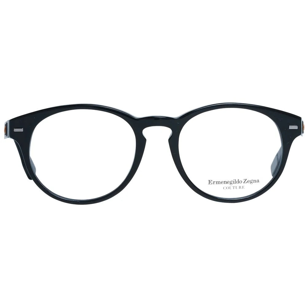Ermenegildo Zegna Black Men Glasses Frame - Eyeglasses