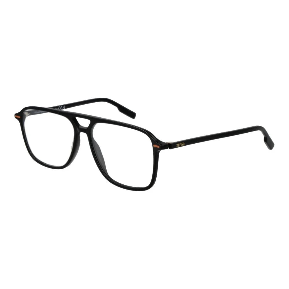 Ermenegildo Zegna Black Men Glasses Frame - Eyeglasses