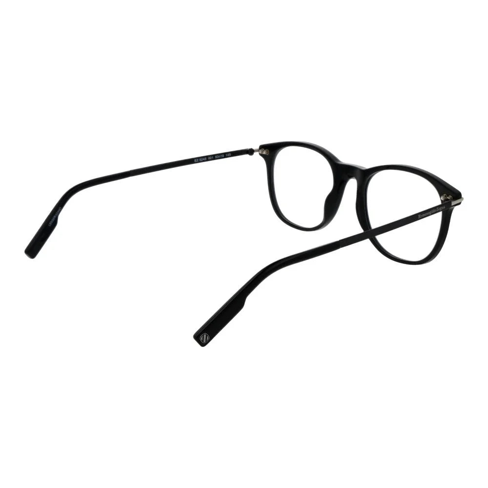 Ermenegildo Zegna Black Men Glasses Frame - Eyeglasses