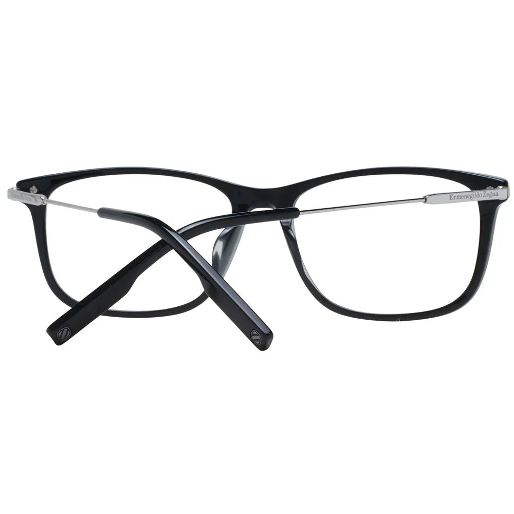 Ermenegildo Zegna Black Men Glasses Frame - Eyeglasses