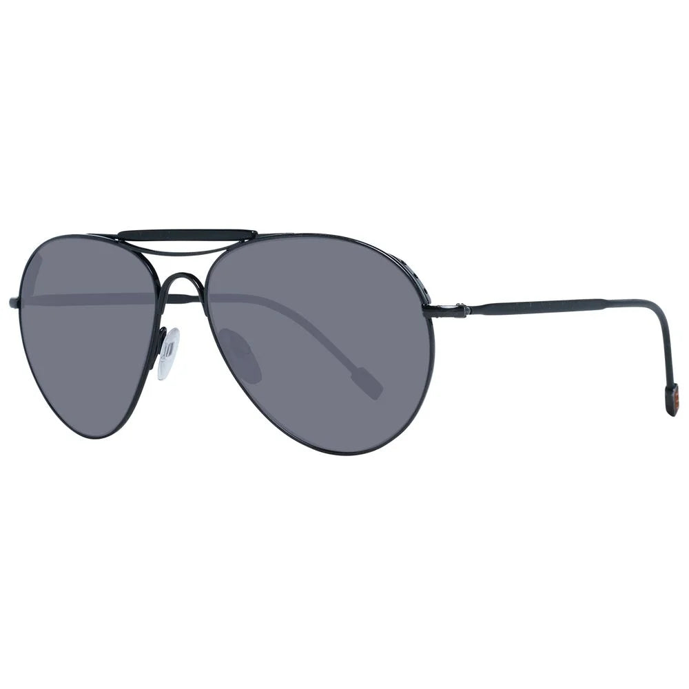 Ermenegildo Zegna Black Men Sunglass - Sunglasses