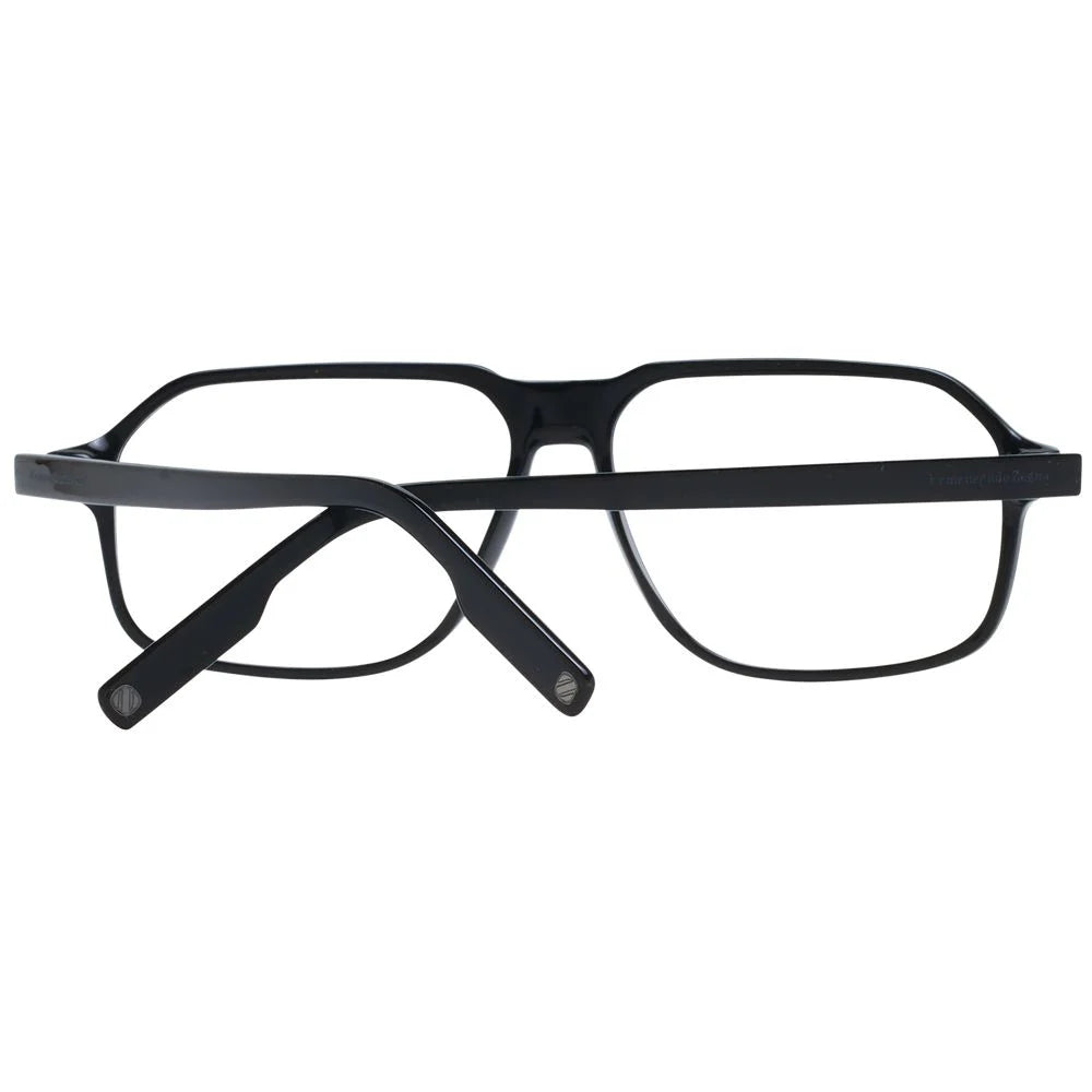 Ermenegildo Zegna Black Plastic Glasses (Frames)