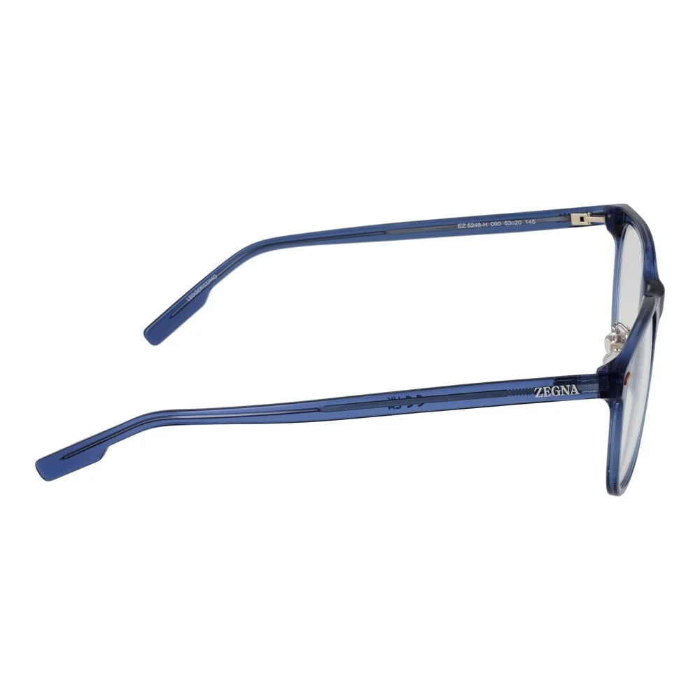 Ermenegildo Zegna Blue Men Glasses Frame - Eyeglasses
