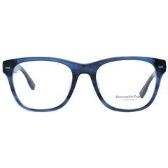 Ermenegildo Zegna Blue Men Glasses Frame - Eyeglasses