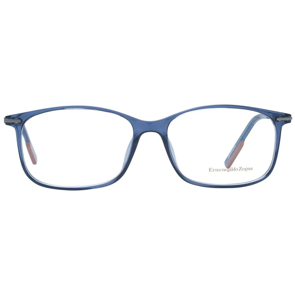 Ermenegildo Zegna Blue Men Glasses Frame - Eyeglasses