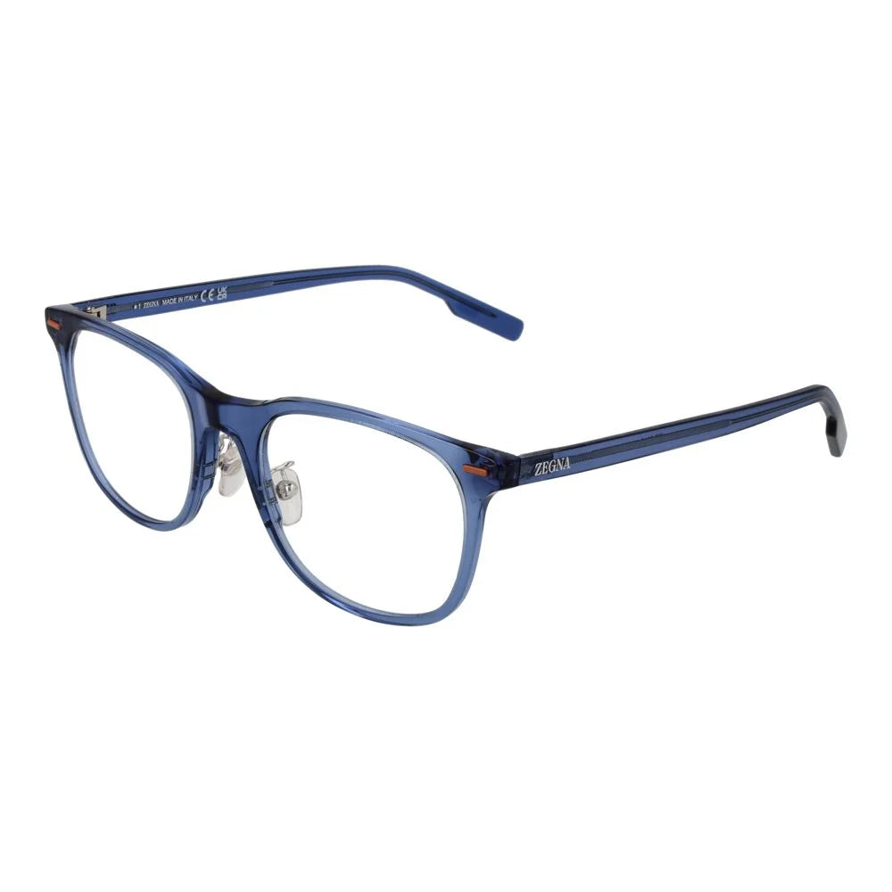 Ermenegildo Zegna Blue Men Glasses Frame - Eyeglasses