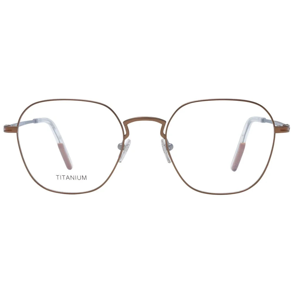 Ermenegildo Zegna Bronze Men Glasses Frame - Eyeglasses