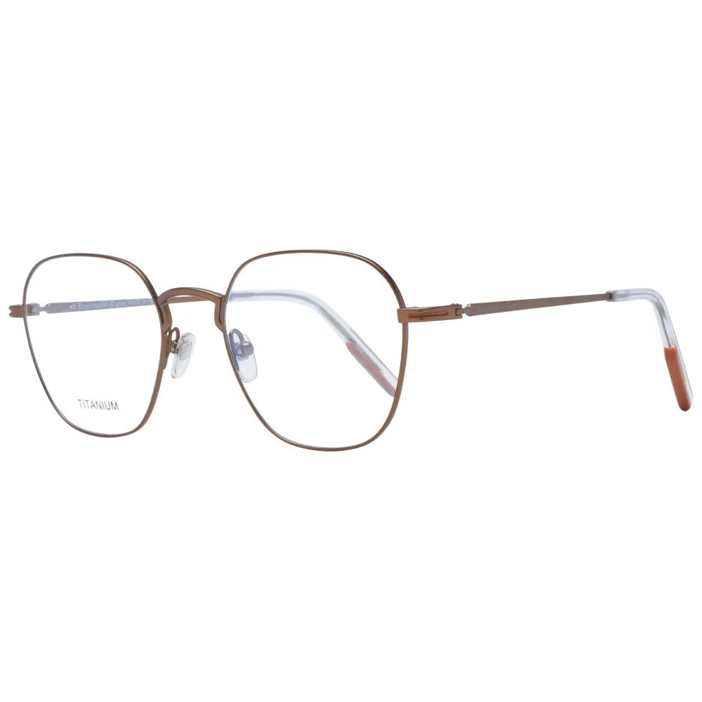 Ermenegildo Zegna Bronze Men Glasses Frame - Eyeglasses
