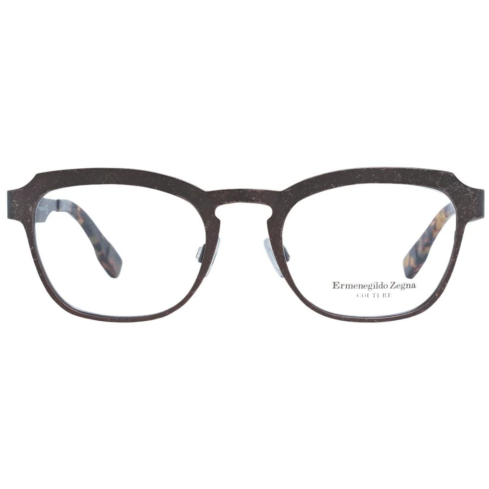 Ermenegildo Zegna Bronze Men Glasses Frame - Eyeglasses