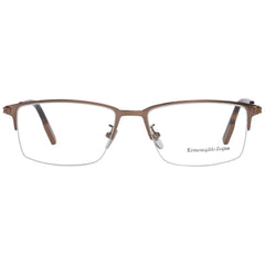 Ermenegildo Zegna Bronze Men Glasses Frame - Eyeglasses